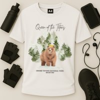 Queen Of The Tetons Grizzly Bear 399 Gtnp Cooling Performance Crew T-Shirt