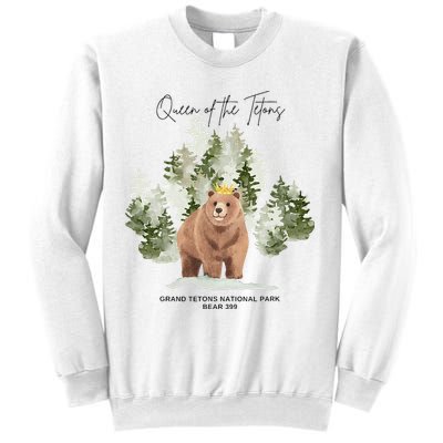 Queen Of The Tetons Grizzly Bear 399 Gtnp Sweatshirt