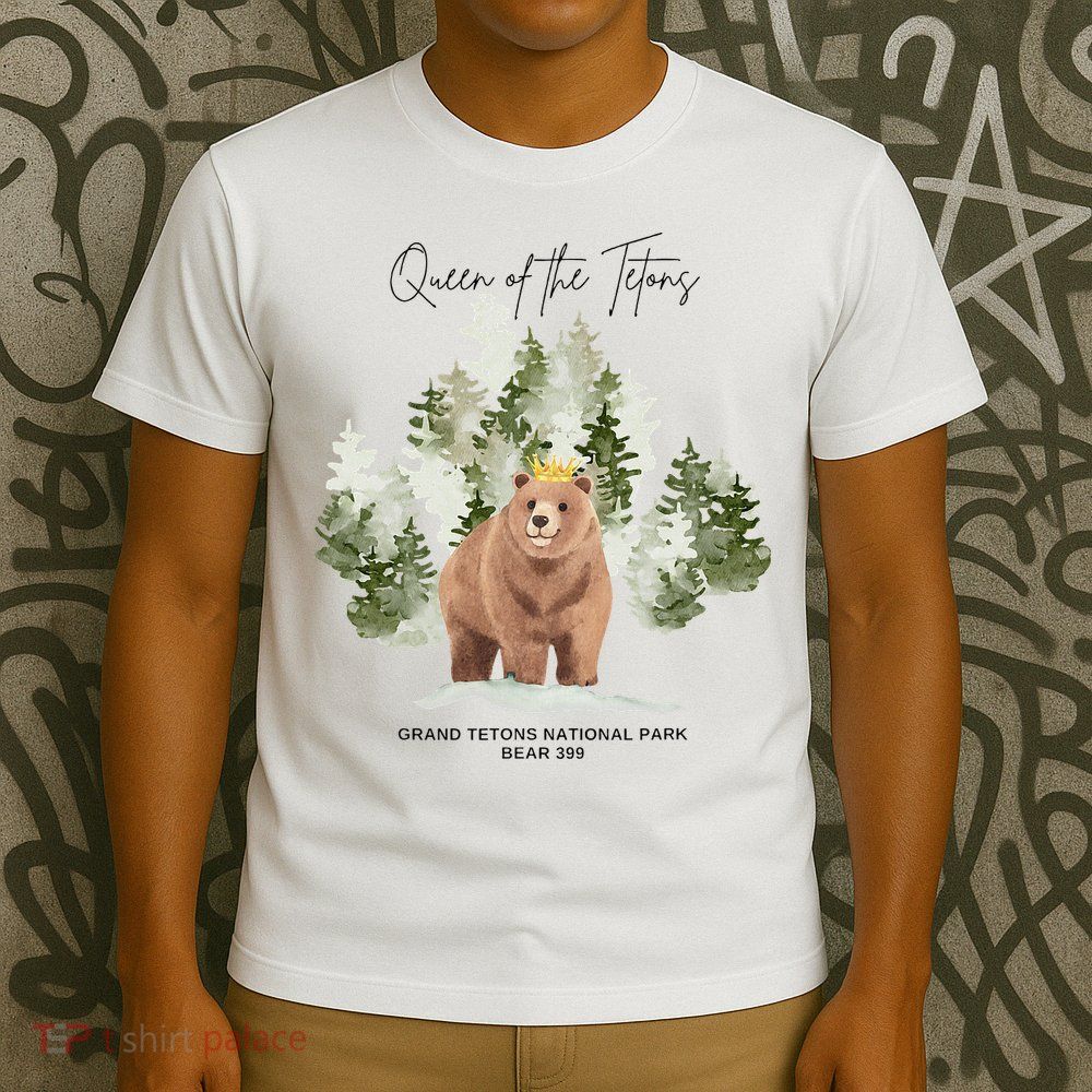 Queen Of The Tetons Grizzly Bear 399 Gtnp T-Shirt