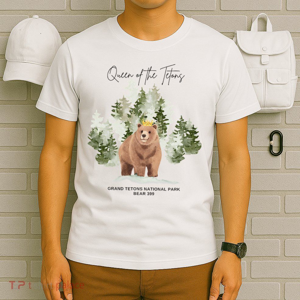 Queen Of The Tetons Grizzly Bear 399 Gtnp T-Shirt
