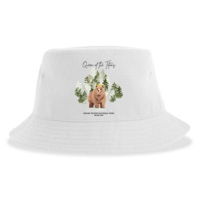 Queen Of The Tetons Grizzly Bear 399 Gtnp Sustainable Bucket Hat