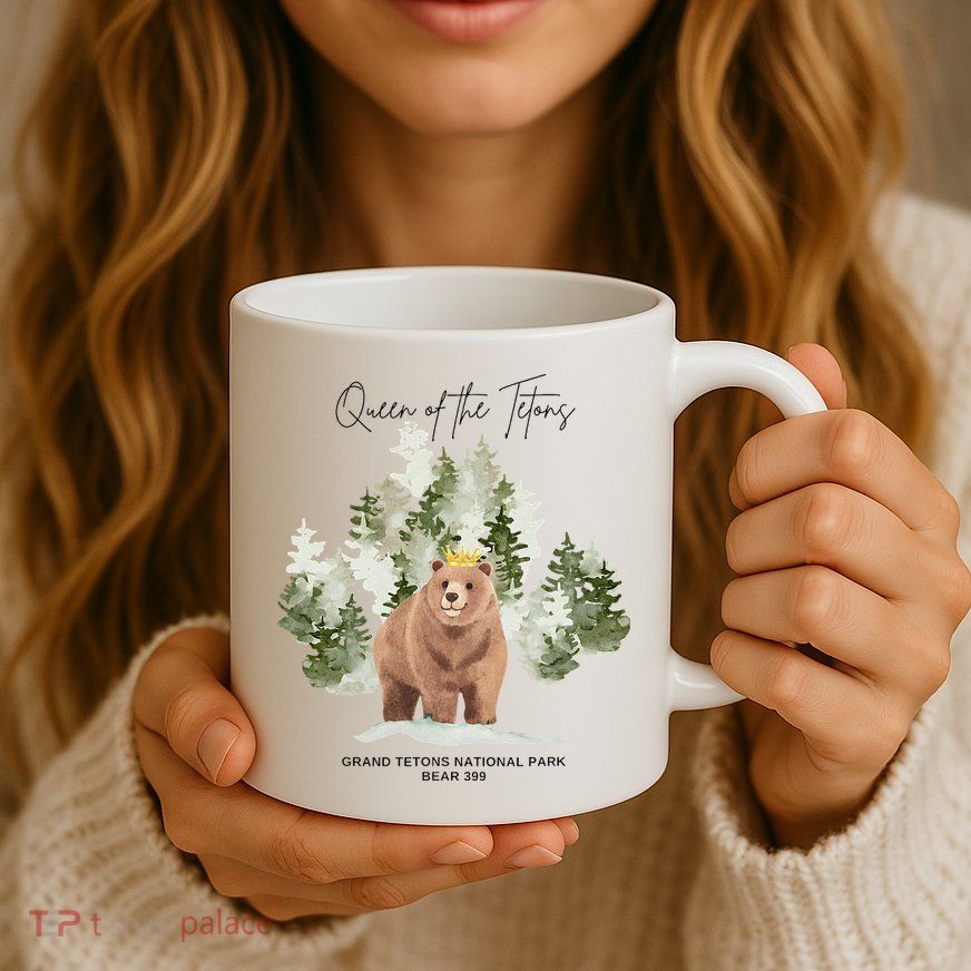 Queen Of The Tetons Grizzly Bear 399 Gtnp Mug