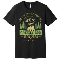 Queen Of The Tetons Grizzly 399 National Park 19962024 Premium T-Shirt