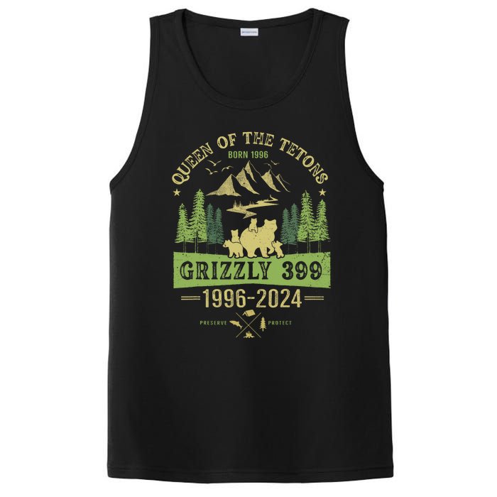 Queen Of The Tetons Grizzly 399 National Park 19962024 PosiCharge Competitor Tank