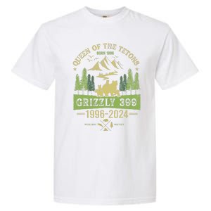 Queen Of The Tetons Grizzly 399 National Park 19962024 Garment-Dyed Heavyweight T-Shirt