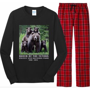 Queen Of The Tetons Grizzly 399 National Park 1996 2024 Long Sleeve Pajama Set