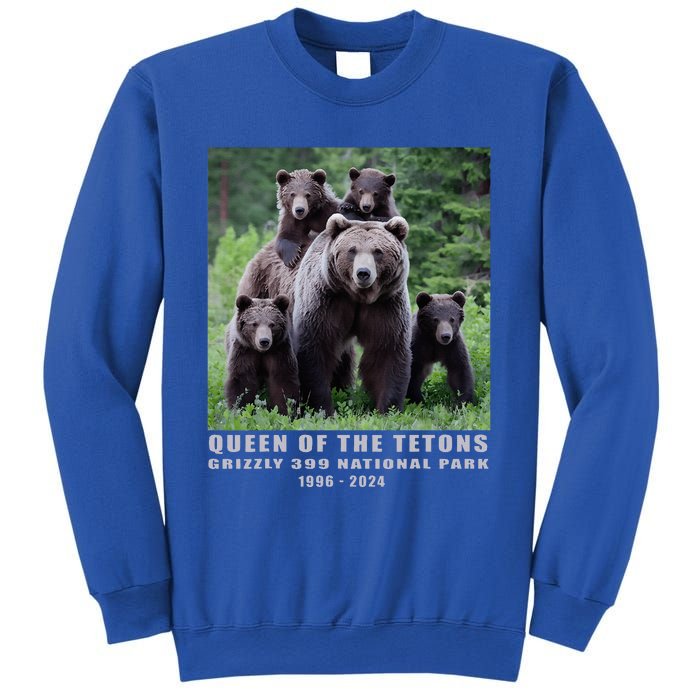 Queen Of The Tetons Grizzly 399 National Park 1996 2024 Sweatshirt