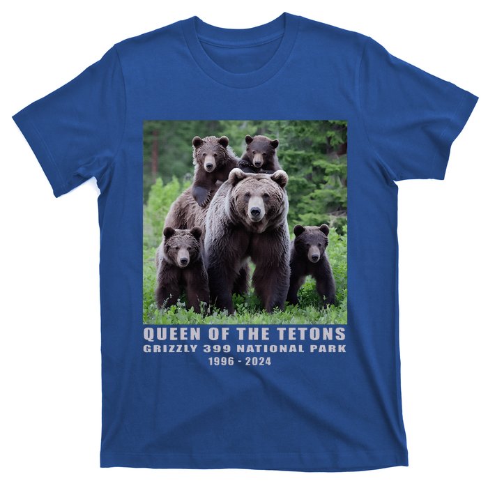 Queen Of The Tetons Grizzly 399 National Park 1996 2024 T-Shirt