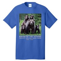 Queen Of The Tetons Grizzly 399 National Park 1996 2024 Tall T-Shirt