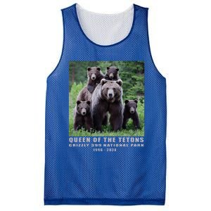 Queen Of The Tetons Grizzly 399 National Park 1996 2024 Mesh Reversible Basketball Jersey Tank