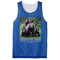 Queen Of The Tetons Grizzly 399 National Park 1996 2024 Mesh Reversible Basketball Jersey Tank