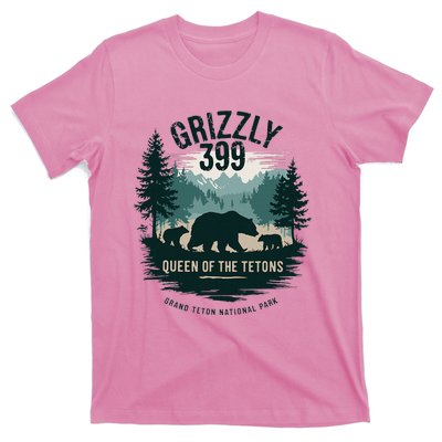 Queen Of The Tetons Grizzly 399 Bear Lovers National Park T-Shirt