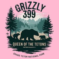 Queen Of The Tetons Grizzly 399 Bear Lovers National Park Baby Bodysuit