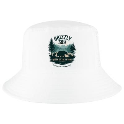 Queen Of The Tetons Grizzly 399 Bear Lovers National Park Cool Comfort Performance Bucket Hat