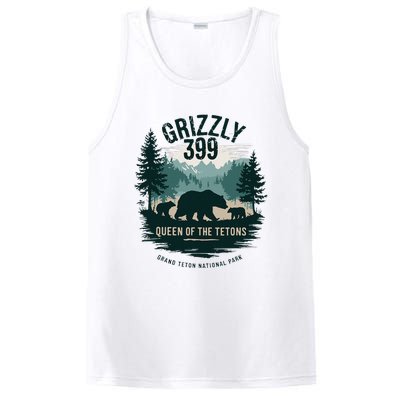 Queen Of The Tetons Grizzly 399 Bear Lovers National Park PosiCharge Competitor Tank