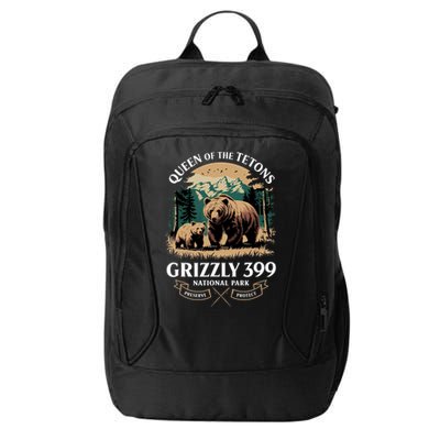 Queen Of The Tetons Grizzly 399 National Park Bear City Backpack