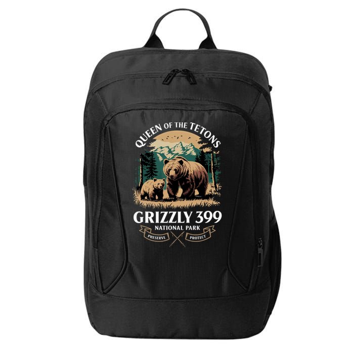 Queen Of The Tetons Grizzly 399 National Park Bear City Backpack