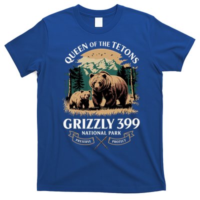 Queen Of The Tetons Grizzly 399 National Park Bear T-Shirt