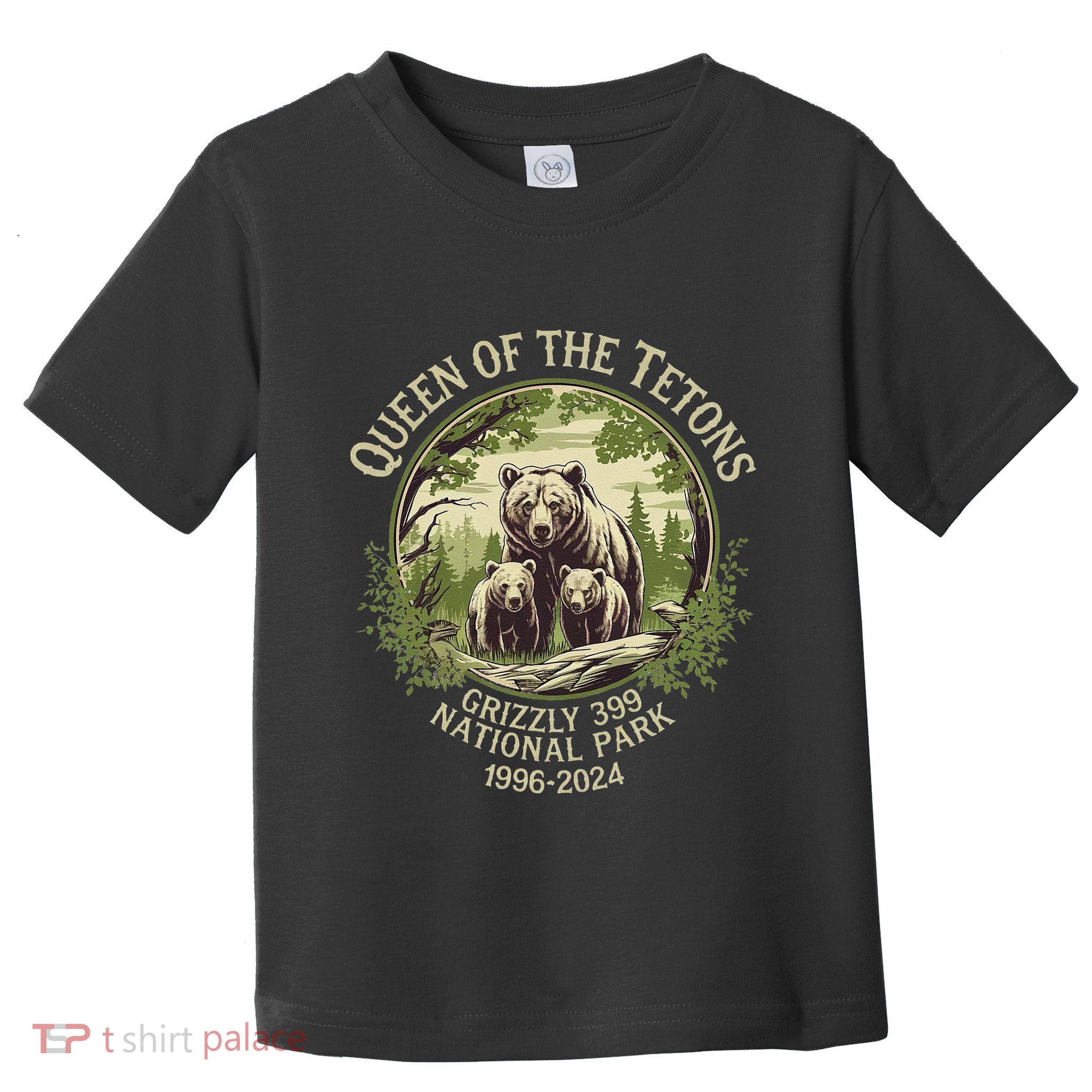 Queen Of The Tetons Grizzly 399 Wildlife Preserve 1996 2024 Toddler T-Shirt