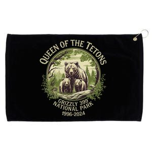 Queen Of The Tetons Grizzly 399 Wildlife Preserve 1996 2024 Grommeted Golf Towel