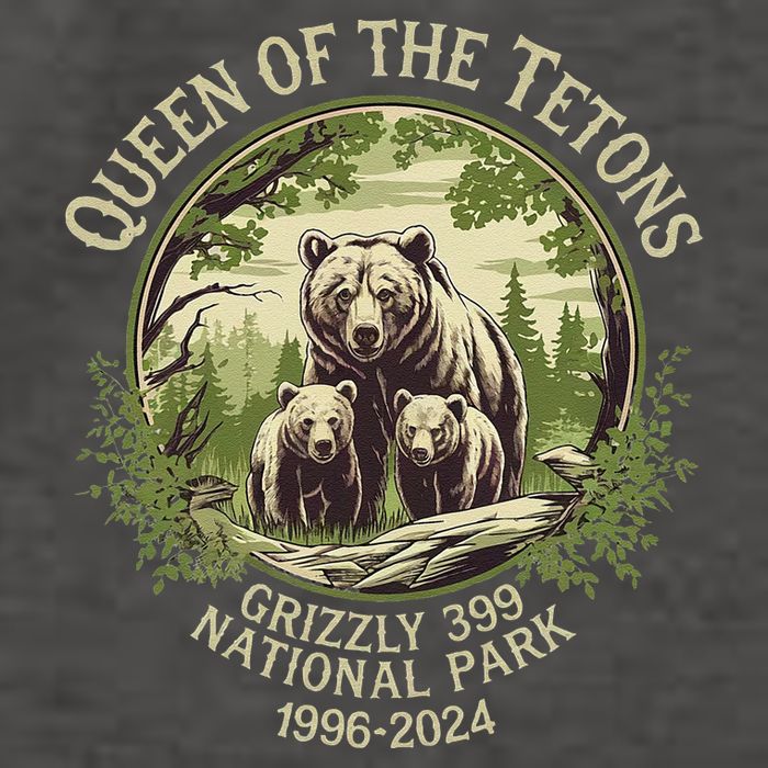 Queen Of The Tetons Grizzly 399 Wildlife Preserve 1996 2024 Vector Backpack