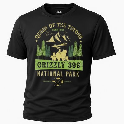 Queen Of The Tetons Grizzly 399 National Park Preserve Performance Shirt