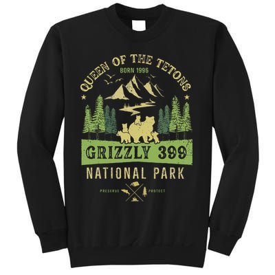 Queen Of The Tetons Grizzly 399 National Park Preserve Sweatshirt