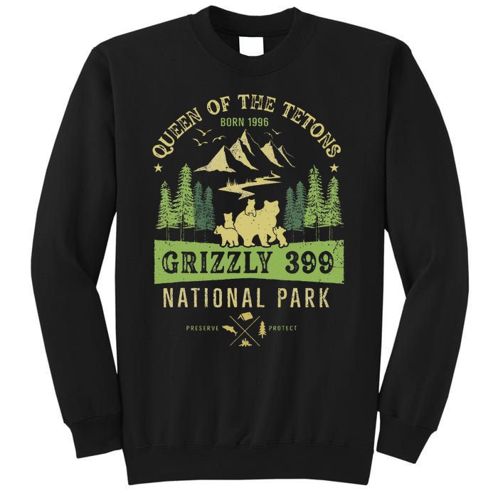 Queen Of The Tetons Grizzly 399 National Park Preserve Sweatshirt