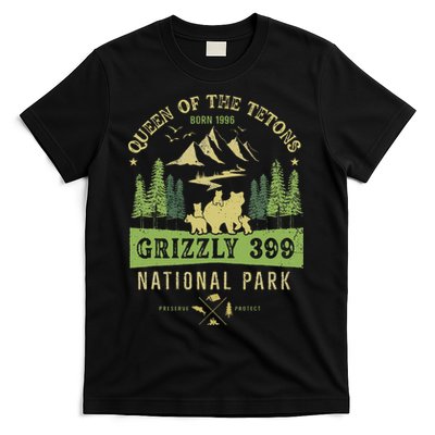 Queen Of The Tetons Grizzly 399 National Park Preserve T-Shirt