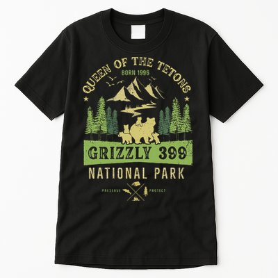 Queen Of The Tetons Grizzly 399 National Park Preserve Tall T-Shirt