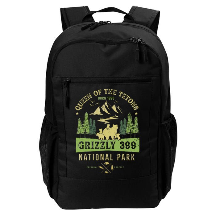 Queen Of The Tetons Grizzly 399 National Park Preserve Daily Commute Backpack