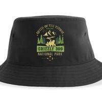 Queen Of The Tetons Grizzly 399 National Park Preserve Sustainable Bucket Hat