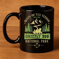 Queen Of The Tetons Grizzly 399 National Park Preserve 11oz C Handle Ceramic Mug