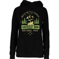 Queen Of The Tetons Grizzly 399 National Park Preserve Womens Funnel Neck Pullover Hood