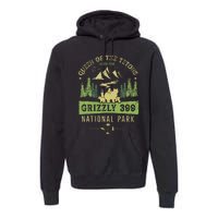 Queen Of The Tetons Grizzly 399 National Park Preserve Premium Hoodie