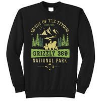 Queen Of The Tetons Grizzly 399 National Park Preserve Tall Sweatshirt