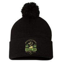 Queen Of The Tetons Grizzly 399 National Park Preserve Pom Pom 12in Knit Beanie