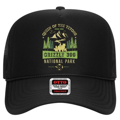 Queen Of The Tetons Grizzly 399 National Park Preserve Trucker Hat