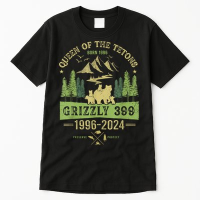 Queen Of The Tetons Grizzly 399 National Park 19962024 Tall T-Shirt