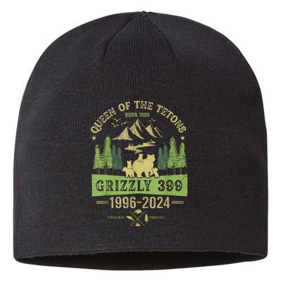 Queen Of The Tetons Grizzly 399 National Park 19962024 Sustainable Beanie