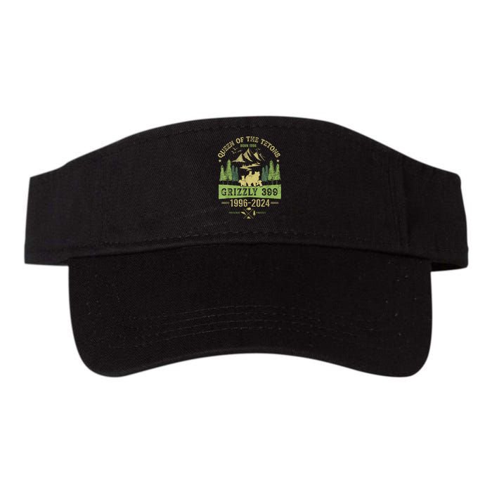 Queen Of The Tetons Grizzly 399 National Park 19962024 Valucap Bio-Washed Visor