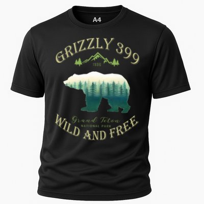 Queen Of The Teton Grizzly 399 Bear Wildlife Forest Preserve Performance Shirt