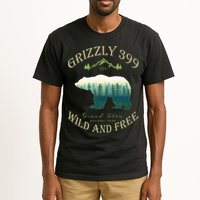 Queen Of The Teton Grizzly 399 Bear Wildlife Forest Preserve Tall T-Shirt