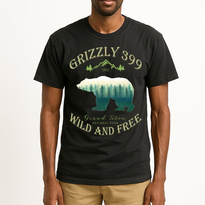 Queen Of The Teton Grizzly 399 Bear Wildlife Forest Preserve Tall T-Shirt