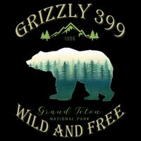 Queen Of The Teton Grizzly 399 Bear Wildlife Forest Preserve Tall T-Shirt