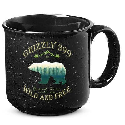 Queen Of The Teton Grizzly 399 Bear Wildlife Forest Preserve 15oz Campfire Ceramic Mug
