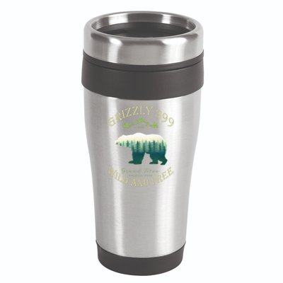 Queen Of The Teton Grizzly 399 Bear Wildlife Forest Preserve 16oz Travel Tumbler