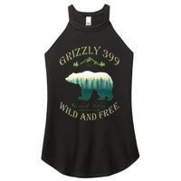 Queen Of The Teton Grizzly 399 Bear Wildlife Forest Preserve Women's Perfect Tri Rocker Tank