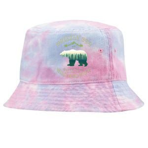 Queen Of The Teton Grizzly 399 Bear Wildlife Forest Preserve Tie-Dyed Bucket Hat