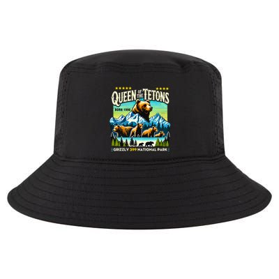 Queen Of The Tetons Grizzly 399 National Park Bear Lovers Cool Comfort Performance Bucket Hat